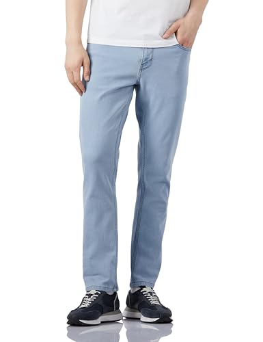 Image of Amazon Brand - Symbol Men Cotton Rich Stretchable Regular Fit Jeans | Casual Denim