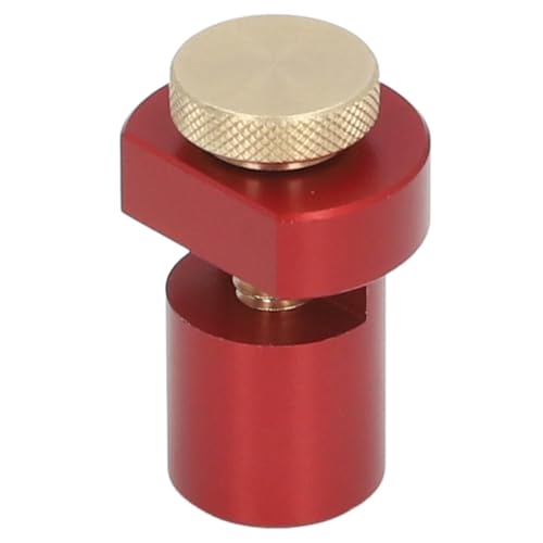 Stair Gauge, Dog Hole Limit Block Prevention 20mm Erosion for Woodworking (Red)