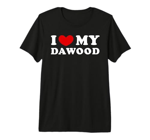 I Love My Dawood, I Heart My Dawood Premium Tri-blend T-Shirt