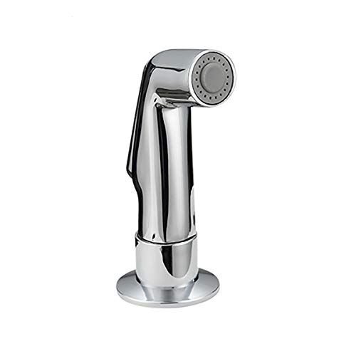EZ-FLO 10201 2-Handle Kitchen Faucet with Pull-Out Side Sprayer, Chrome, 4-Hole Installation