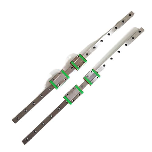 Mini rail miniature MGN12 500mm à double chariot MGN12C à billes pour guidage fluide