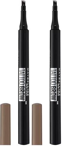 Maybelline New York Tattoo Gel, Nr. 130 Deep Brown (Paquete de 2)