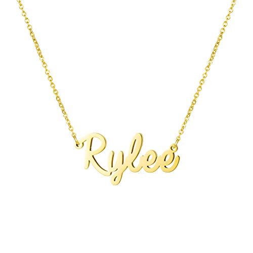 Yiyang Personalized Customized Name Initial Necklace Women Jewelry Necklace
