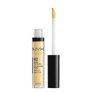 NYX Professional Makeup HD Photogenic Concealer muur, voor alle huidtypes, gemiddelde dekking, kleur: geel