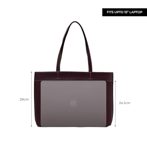 Image of Miraggio Meadow 15 Inch Laptop Tote Bag | Office Tote Bag For Women | Big Totes For Work & Travel With Functional Pockets