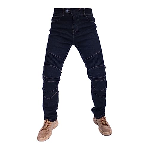 Komine Herren Outdoor Sommer Reitjeans Motorpoof Jeans Gears, Better Gear Schwarz, L Komine Herren Outdoor Sommer Reitjeans Motorpoof Jeans Gears, Better Gear Schwarz, L