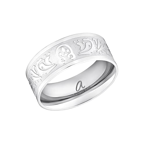 Bague acier inoxydable femme Amor argentée idéale pour sublimer vos tenues au quotidien