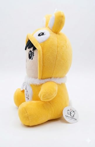Image of Cute Baby Girl Soft Toy 30 cm (Yellow) | Adorable Plush Doll for Kids & Toddlers | Huggable Stuffed Toy for Birthday Gift, Nursery Decor & Bedtime Comfort