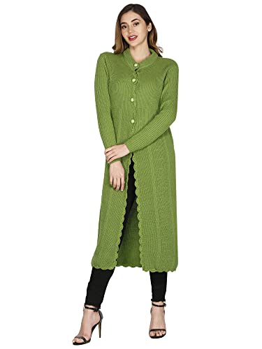 Image of Matelco Women's Wool Round Neck Cardigan