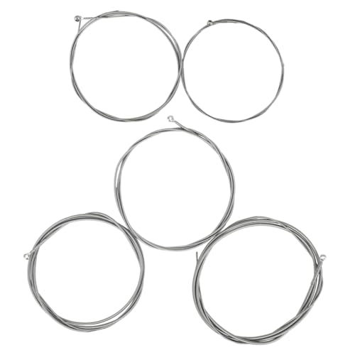 TOPPERFUN Bass Strings for 5-string Electric Bass High Carbon Alloy Bass Strings Replacement Set Excellent Sound