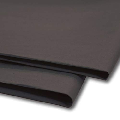Sabco - Tissue Paper 100 Sheets Gift Wrap Mg and Acid Free 20 X 30 Size Wrapping Decorative Sketch and Cutting Paper for Art Craft & Packing. Black