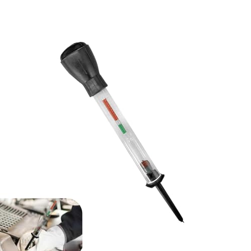 Yekoaru Car Battery Hydrometer Deep Cycle Batteries Electrolyte Hydrometer Fast Detection Battery Density Tester Universal for Most Cars (Black)