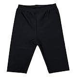 [ソックスマルシェ] 上質 日本製 レギンス キッズ スポーツ 3分丈 5分丈 ストレッチ スパッツ 接触涼感 UVカット (150, 5分丈)