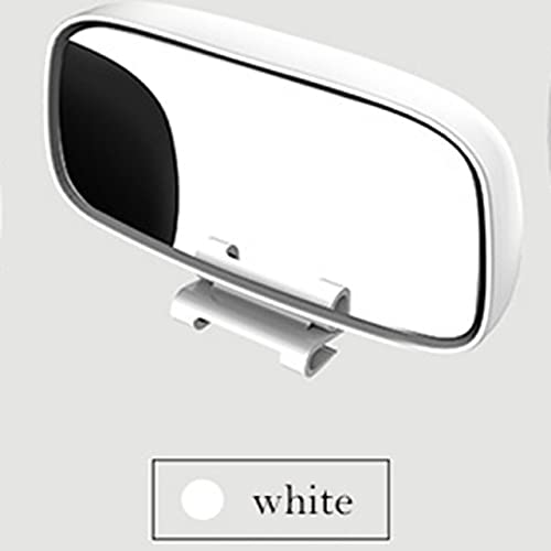 AUTO PIONEER - Mirror & Covers - Square Wide Car Rearview Blind Spot Mirror Angle Side Rear View Mirror Real Glass Suitable For All Kinds Of Car Rearview Mirrors (White)