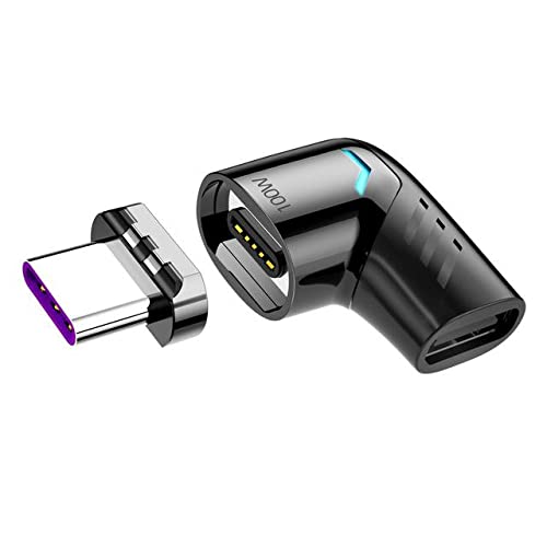 Adaptador magnético de carga ángulo para USB-C BoxWave