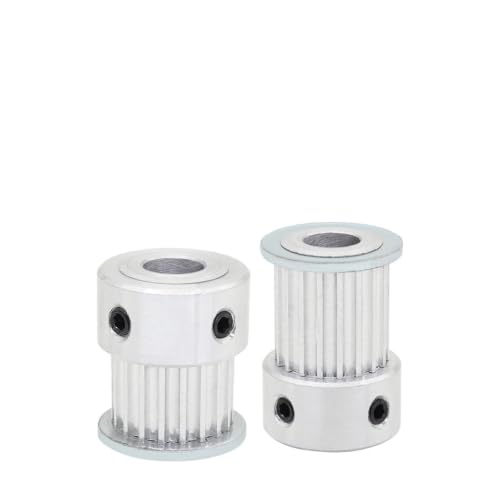 Polea de aluminio 18T paso 3mm y orificio 7mm para correa síncrona de 15mm