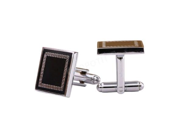 Cufflink For Men Classic Wedding Formal Shirt Sleeve Button Birthday Gift for Men Anniversary Gift for Husband Unique Cuff links Sleeve-Link For shirt, Suit, Blazer (square silver design)-image-44