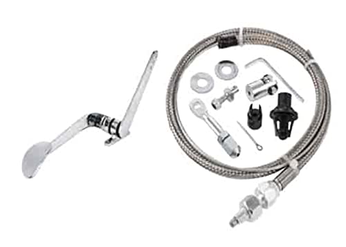 JEGS 157415K2 Gas Pedal Assembly Kit Universal Firewall Mount Fully Adjustable S