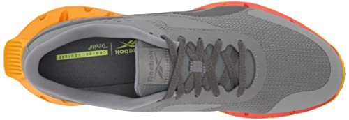 Reebok Men's Zig Dynamica 2.0 Cross Trainer, Pure Grey/Dynamic Red/Collegiate Gold, 13 #TOP4