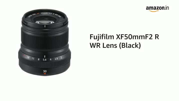 Fujifilm Fujinon XF 50MM F2 R Weather Resistant Prime Lens for