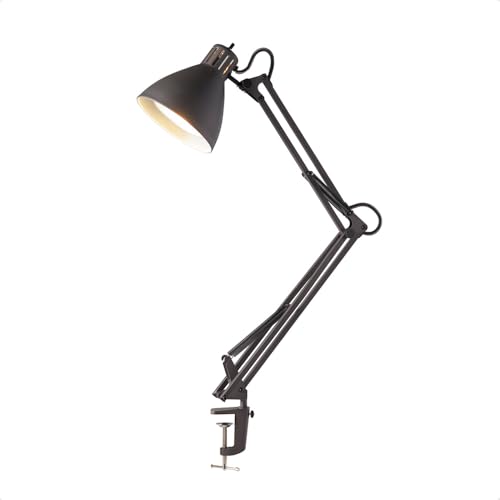 アートワークスタジオ リアクターデスクアームライト 1灯 E26 60W LED対応 デスクランプ AW-0377E-ABK(アッシュブラック) 【LED 電球付】