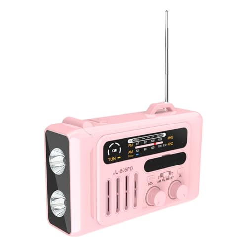 Radio solaire multifonctionnel AM/FM portable avec enceinte Bluetooth et lampe pour le camping