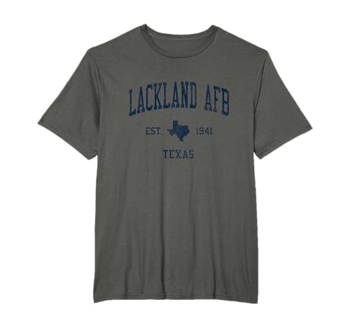 Lackland AFB TX Vintage Athletic Sports JSN1 T-Shirt
