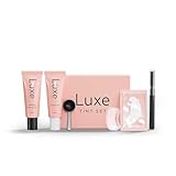 Luxe Cosmetics Lash and Brow Tint Kit – Brown Color Set – Long-Lasting Eyelash and Eyebrow Dye – Vegan & Cruelty-Free – Professional and At-Home Use – Up to 4 Weeks of Color
