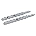 Spring Loaded Plastic Toilet Paper Roll Holder for Compact Coreless Tissue by GP PRO (Georgia-Pacific), Grey, 50030, 2 Spindles Per Case (Telescoping Type T-3), 6.25" W x 0.50" D x 0.50" H
