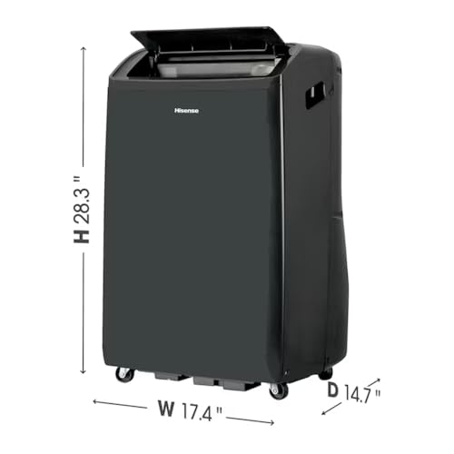 Image of Hisense 3-in-1 Portable Smart Air Conditioner Wi-Fi 10,000-BTU 450-sq. ft. ConnectLife App, Remote control, Quiet operation 50 dB - AP1022CW1G (Renewed)