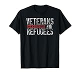 veterans before refugees memorial day never forget veteran T-Shirt