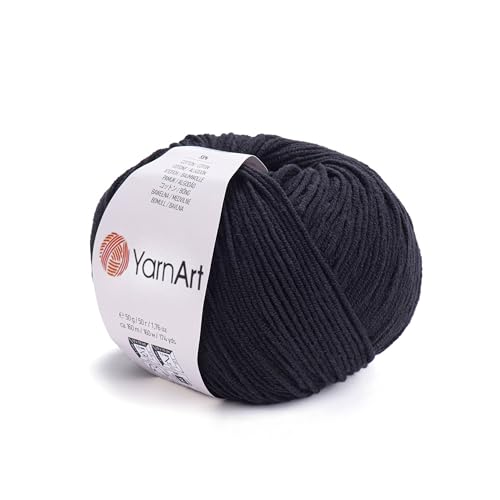 Image of YarnArt Genius Soft Cotton Acrylic Blend Yarn - Amigurumi, Crochet and Knitting -%55 Cotton-45% Acrylic, Craft Yarn for Kids and Adults Garments, Baby Items and Accessories, 174 yds / 50 g