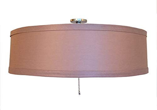 Image of MAGNASHADE for Ceiling Fan enhance your existing light kit no wiring necessary Fan not included(Cognac)