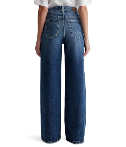 AG Adriano Goldschmied Women's Deven Ultra High-Rise Wide Leg in 15 Years Firenze3