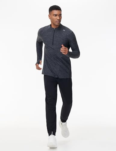 THE GYM PEOPLE Men's Drawstring Workout Joggers Pants Lightweight Tapered Running Lounge Sweatpants with Pockets4