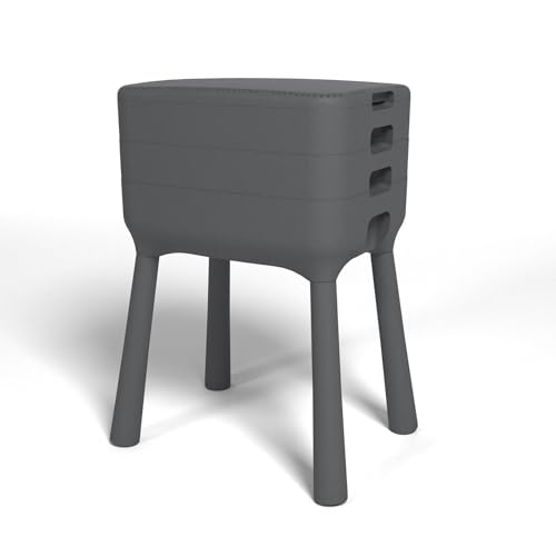 simpa Worm Farm Compost Bin for Indoor Outdoor Food Waste Recycling (Worms Not Included) 70cm (H) x 53cm (W) x 39cm (D)