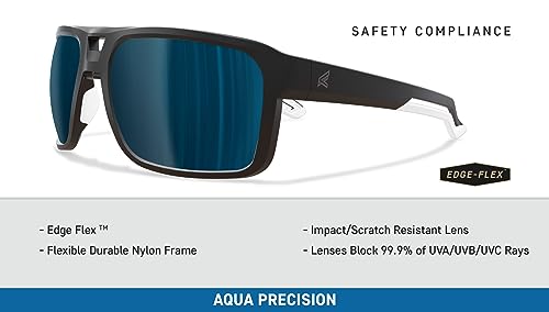 EDGE Highline ANSI Z87 Safety Sunglasses for Men, Polarized for Fishing, Mirrored Tinted Lenses Eyewear, 99% UV Protection4