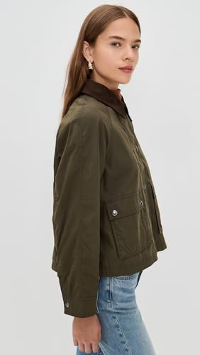Madewell Women's Waxed Zip-Front Barn Jacket4