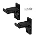 Jorzer Bow Display Rack Wall Mount Storage Holder Recurve Bow Archery Hanger Hook Black Wall-Mounted Rack 1Pair..
