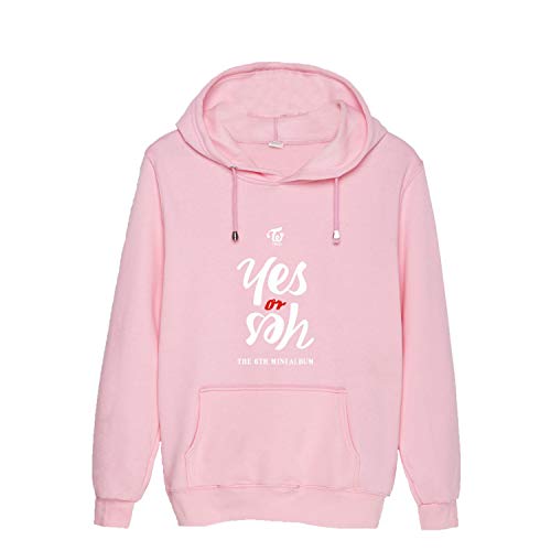 Kpop Twice YES OR YES Hoodie New Ablum Tzuyu Chaeyoung Mina Sweater Pollover Jacket