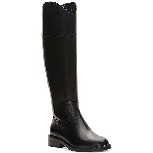 Vince Camuto Women's Footwear Women's ALFELLA Knee High Boot, Root Beer, 6