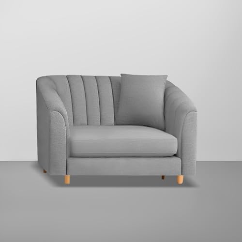 Image of Doraldo Seater Sofa Set for Living Room (Grey) Premium Fabric Sofa Set