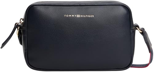 Tommy Hilfiger Womens TH LOGOTAPE CAMERA BAG AW0AW17689 Crossover Blue (Space Blue) One Size