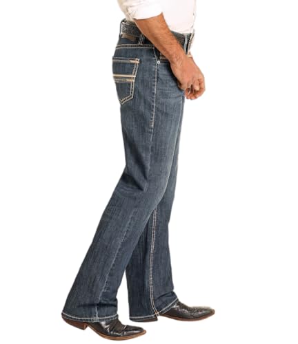 Rock & Roll Double Barrel Straight Rope Stitch Jeans3