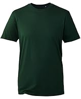 Certified by Global Organic Textile Standard (GOTS). Soft cotton faced fabric. Fashion fit. Ribbed collar. Taped neck. Side seams. Twin needle stitching. Unbranded size label at neckline.