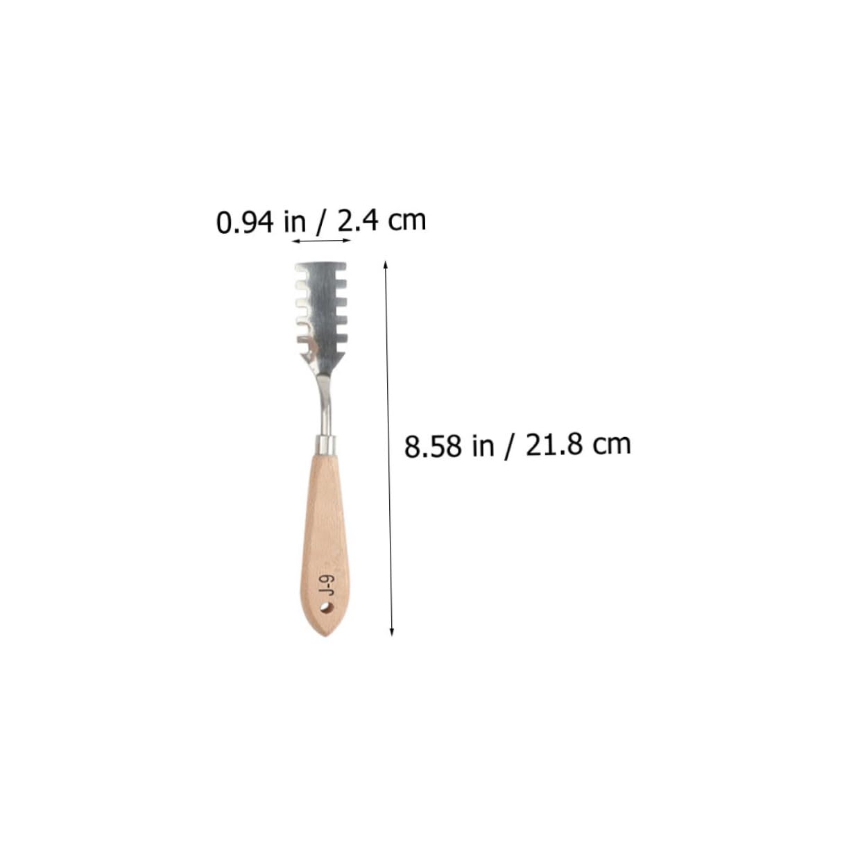 VILLCASE Stainless Steel Oil Painting Spatula Knives 10pc Mixing Tool Set Wooden Handle