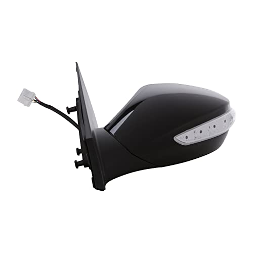 TYC 7720342 Compatible with Hyundai Sonata Heated Power Left Replacement Mirror, Black