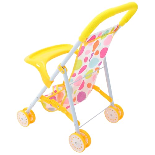 TOYANDONA Carrito para Muñecas Silla De Comedor Juguetes Carrito con Ruedas para Bebés Muñecas Bebés Muñecas Cochecito De Juguete para Pequeños Cochecito De Bebé De Juguete