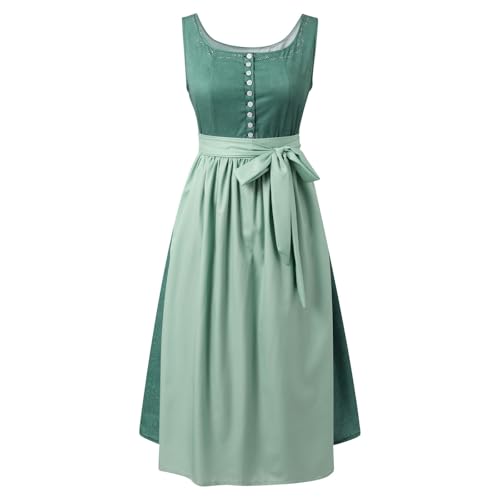 Robe Dirndl Oktoberfest et cosplay festival avec tablier traditionnel