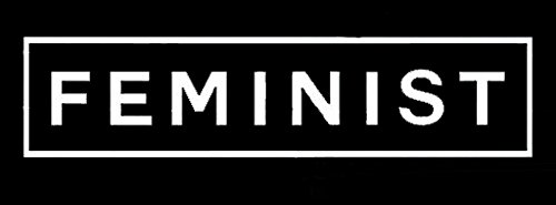 LLI Feminist | Decal Vinyl Sticker | Cars Trucks Vans Walls Laptop | White |7.5 x 1.8 in | LLI832